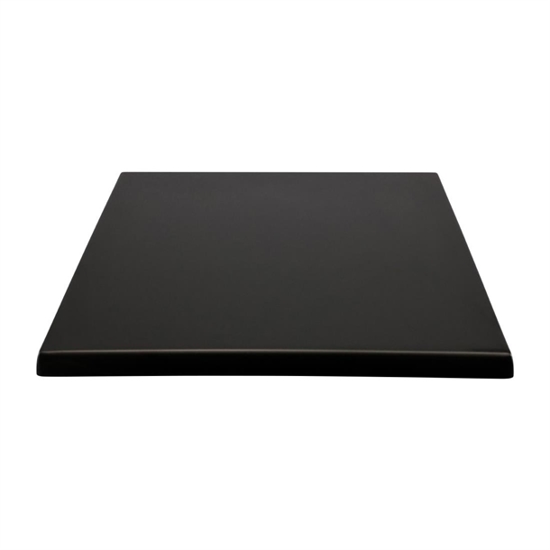 Furnlink Werzalit Black 800mm Square Duratop by SM France (Direct) (Pack 2)