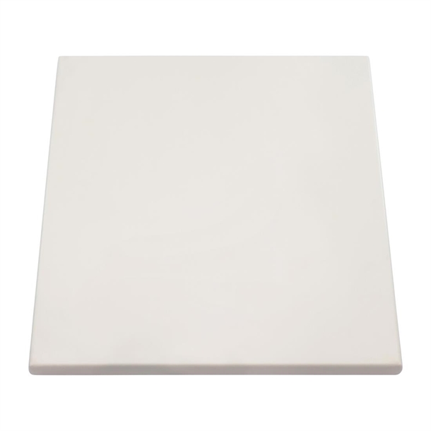 Furnlink Werzalit White 800mm Square Duratop by SM France (Direct) (Pack 2)