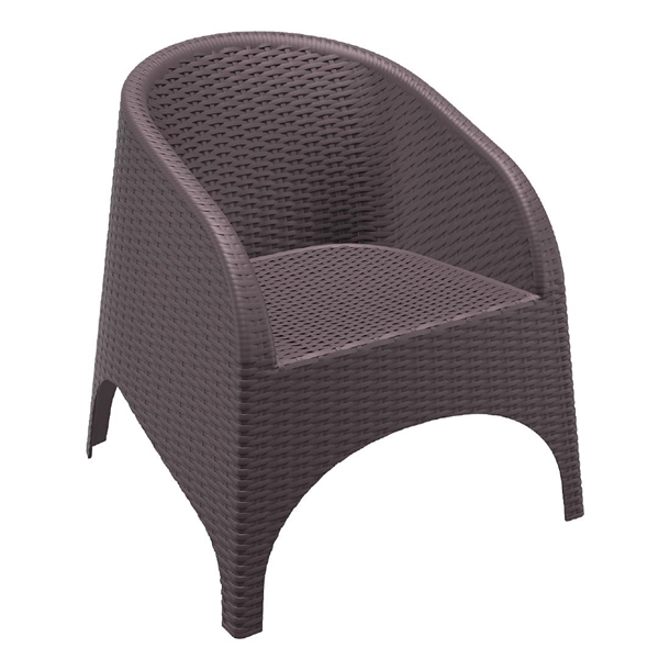 Furnlink Aruba Armchair - Chocolate (Direct) (Pack 2)