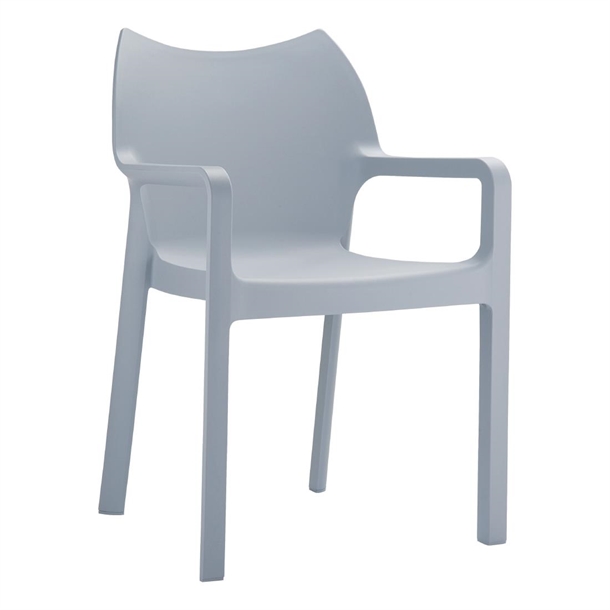 Furnlink Diva Armchair - Silver Grey (Direct) (Pack 4)