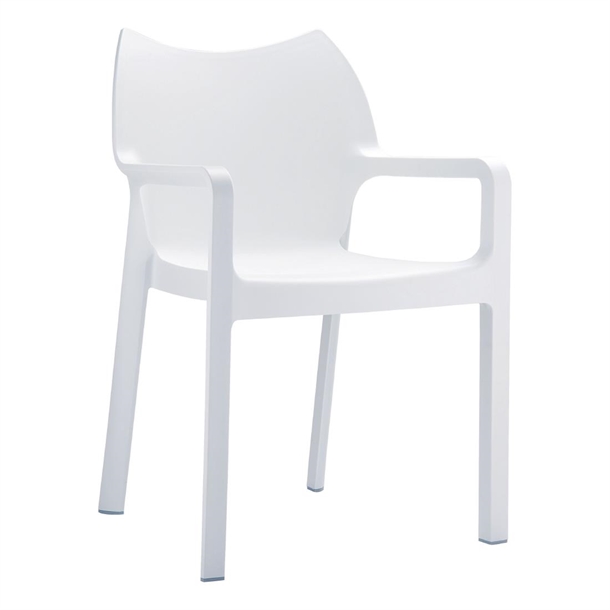 Furnlink Diva Armchair - White (Direct) (Pack 4)