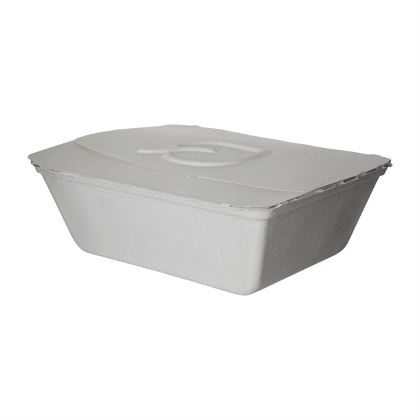 Detpak Extra Large Sugarcane Folia White (Pack 150)