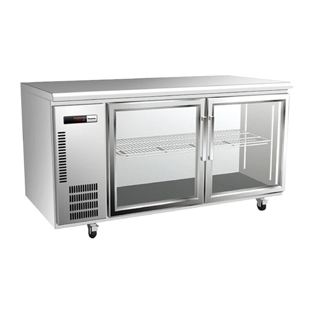 Panasonic Large UB Pillarless Double Door Refrigeration Unit - 393Ltr (Direct)