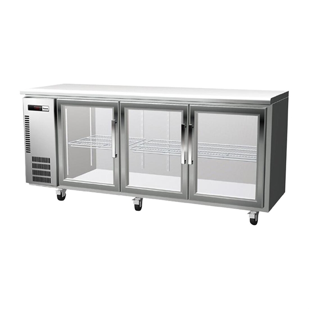 Panasonic Slimline UB Pillarless Triple Door Refrigeration Unit - 377Ltr(Direct)