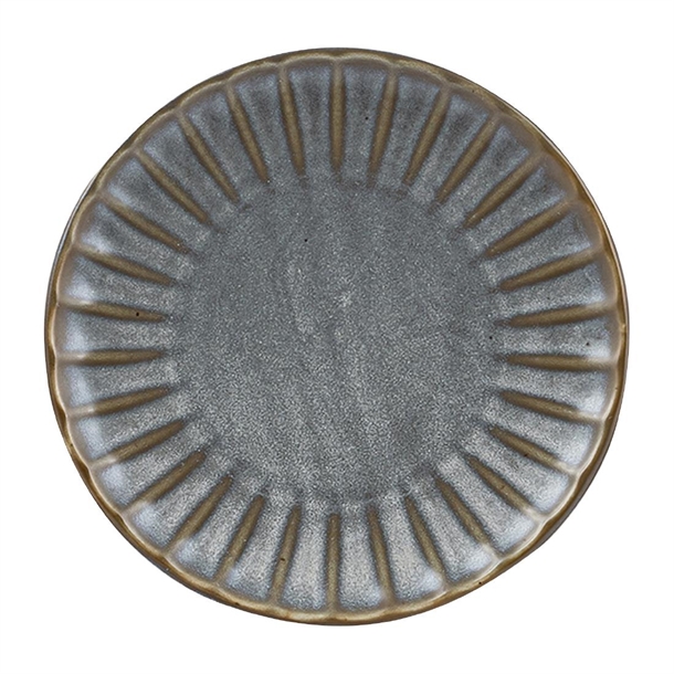 Moda Porcelain Chic Scalloped Round Plate 205mm (Box 6) (B2B)