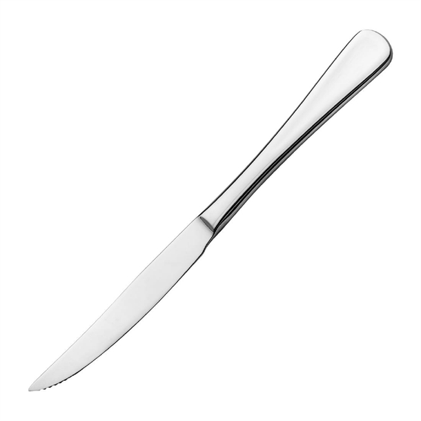 Milan Steak Knife Solid Handle 224mm (Pack 12) (B2B)