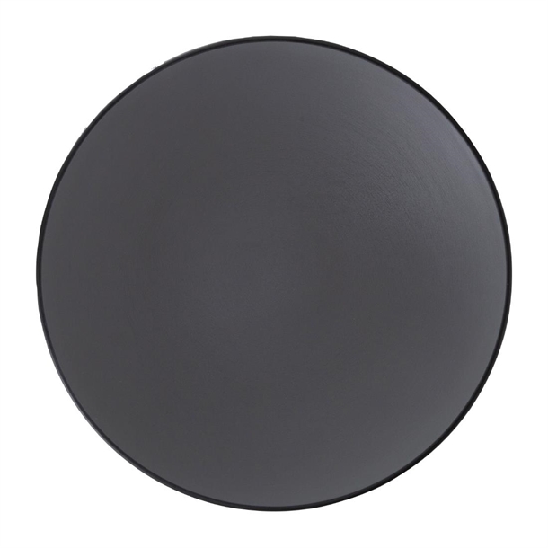 Coucou Dual Colour Round Plate Grey & Black - 250mm (Pack 9) (B2B)