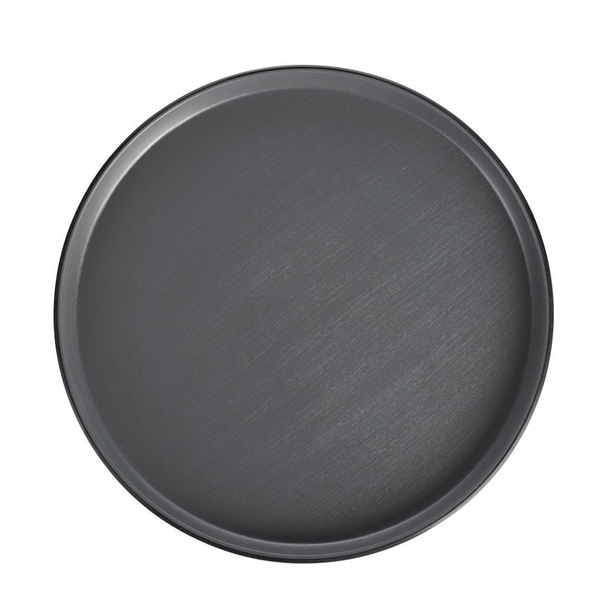 Coucou Dual Colour Round Edge Plate White & Black - 270mm (Pack 12) (B2B)