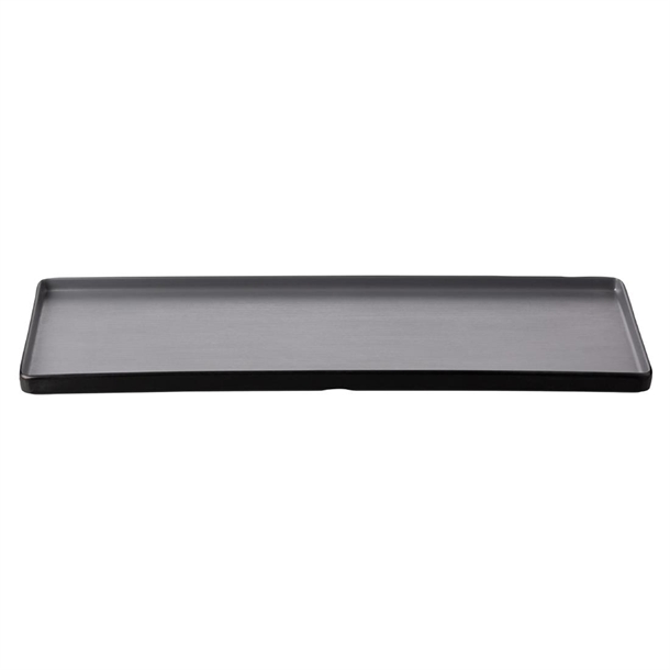 Coucou Dual Colour Rect. Plate Grey & Black - 500x180mm(Pack 9) (B2B)