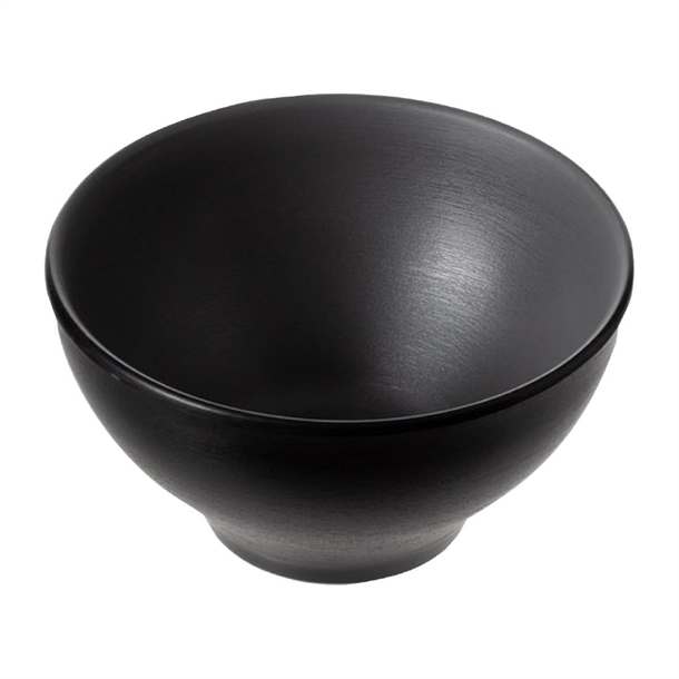 Coucou Dual Colour Round Bowl Grey & Black - 110mm (Pack 24) (B2B)