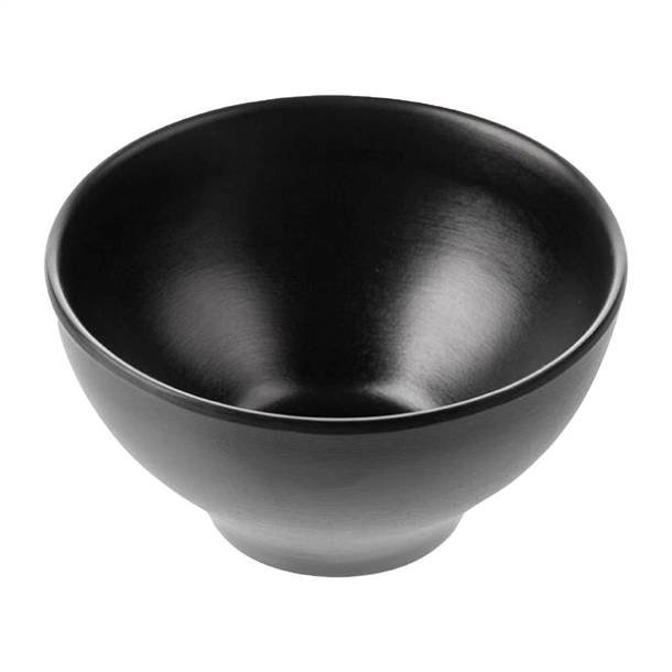 Coucou Dual Colour Round Bowl Black - 110mm (Pack 24) (B2B)