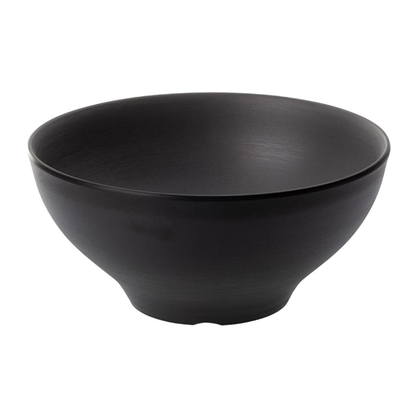 Coucou Dual Colour Round Bowl Grey & Black - 210mm (Pack 12) (B2B)