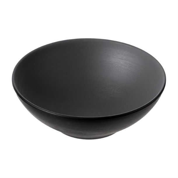 Coucou Dual Colour Round Bowl Grey & Black - 187mm (Pack 12) (B2B)