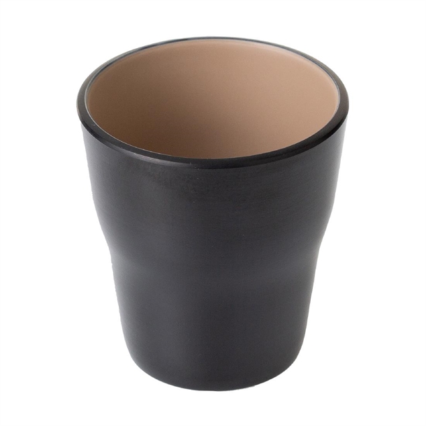 Coucou Dual Colour Tumbler Beige & Black - 260ml (Pack 12) (B2B)