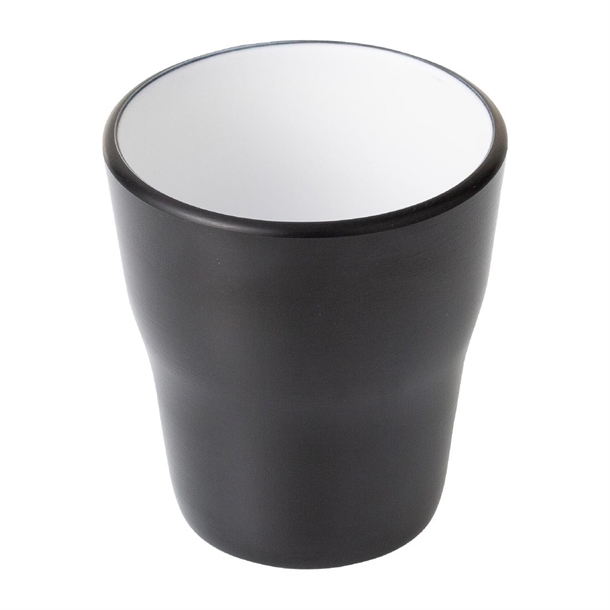 Coucou Dual Colour Tumbler White & Black - 260ml (Pack 12) (B2B)