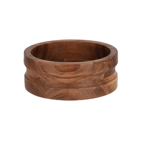 Chef Inox Serve Round Bowl with Straight Sides Acacia - 160x60mm (Box 6) (B2B)