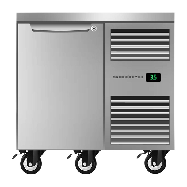 SKOPE ProSpec 1 Solid Door UB GN 1/1 Right Hand Fridge PG11.UBR.1.SD.RH (Direct)