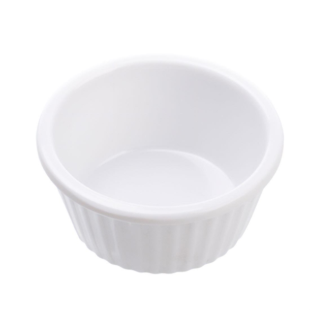 COUCOU Ramekin Fluted White - 30ml