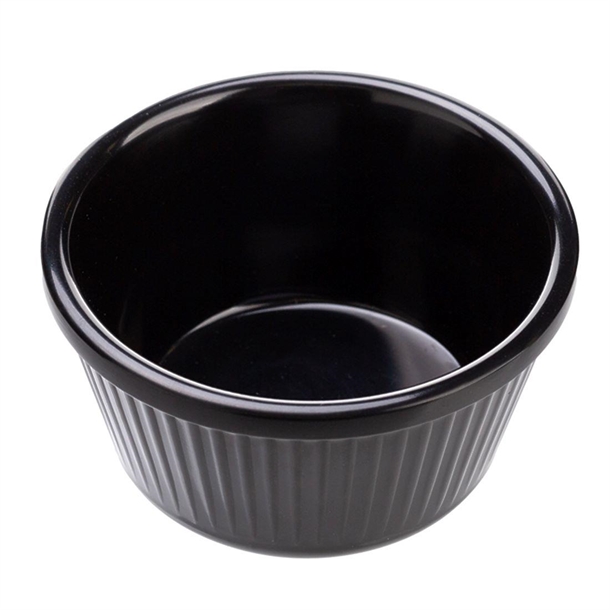 COUCOU Ramekin Fluted Black - 90ml