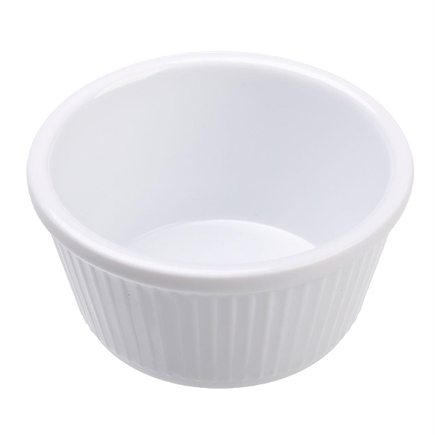 COUCOU Ramekin Fluted White - 120ml