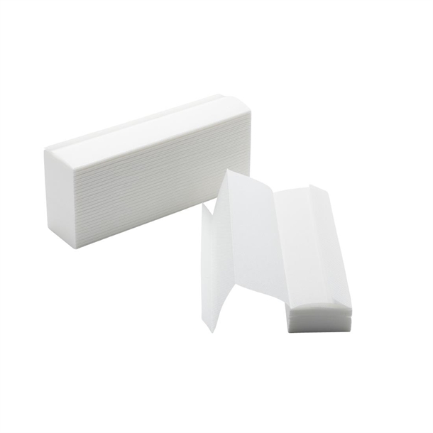 Essentials EcoSafe Ultraslim Hand Towels - 230x240mm (Pack 2400)