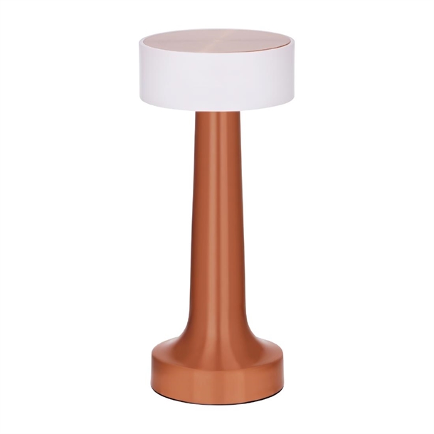 Tablekraft Aura Cordless LED Table Lamp - Copper - 90x205mm (B2B)