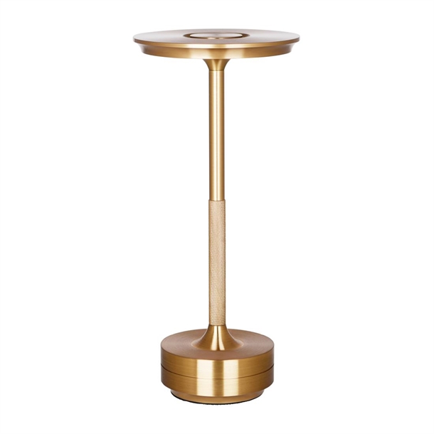 Tablekraft Stella Cordless LED Table Lamp - Brass - 130x275mm (B2B)