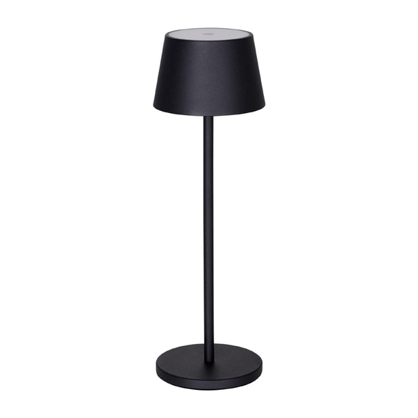 Tablekraft Amelia Cordless LED Table Lamp - Black - 110x350mm (B2B)