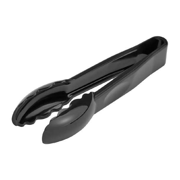 Cambro Scallop Tongs Black - 150mm