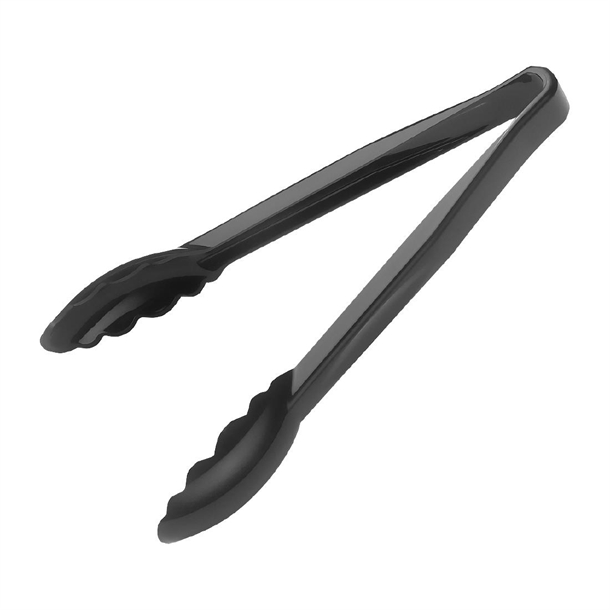 Cambro Scallop Tongs Black - 230mm