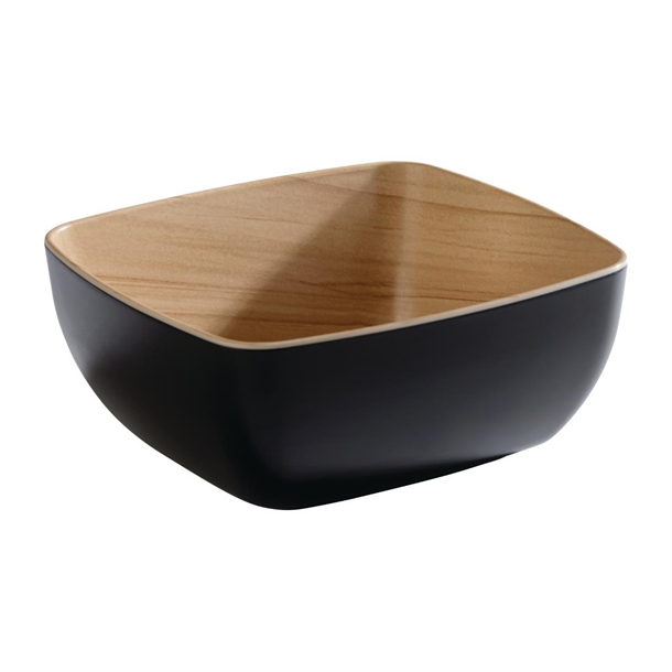 APS Frida Bowl Wood/Black - GN 1/6 176x162x75mm (B2B)
