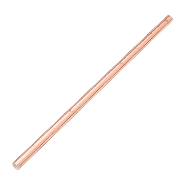 Straw Solid Copper Paper - 200mm (Pack 250)