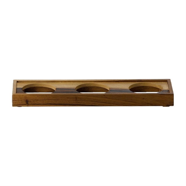 Churchill Alchemy 3 Bowl Presentation Platform Rustic 130x445mm (Box 4) (Direct)