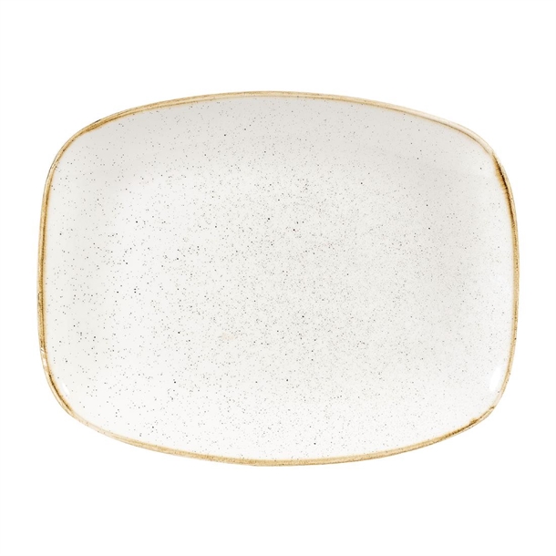 Churchill Stonecast Chefs' Oblong Plate No7 Barley White(Box12)202x261mm(Direct)