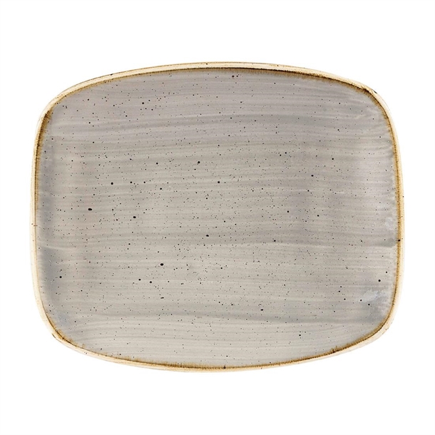 Churchill Stonecast Chefs' Oblong Plate No. 5 Barley White (Box 12) (B2B)