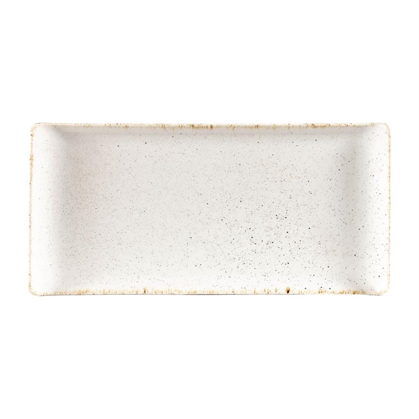 Churchill Stonecast Buffet Tray Barley White (Box 6) (B2B)