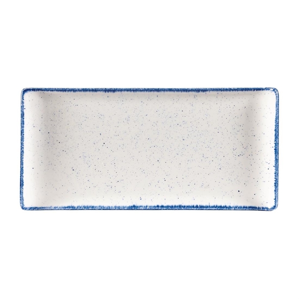 Churchill Stonecast Buffet Tray Indigo (Box 6) (B2B)