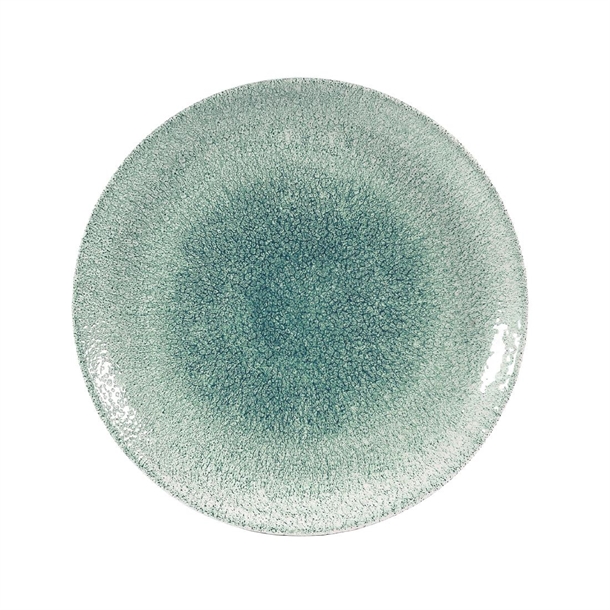 Churchill Studio Prints Raku-Coupé-Teller, Jadegrün, 288 mm, (12 Stück)