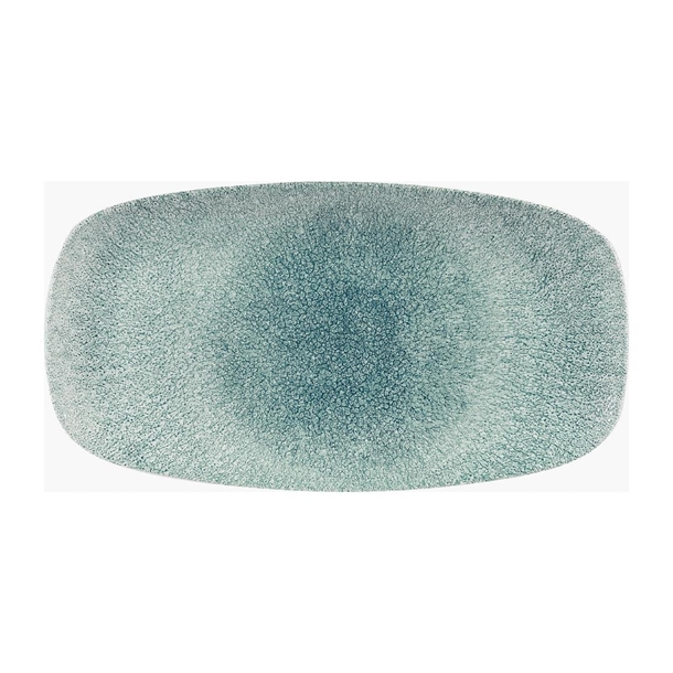 Churchill Raku Jade Green Chefs Oblong Plate 13 7/8X7 3/8" Box 6