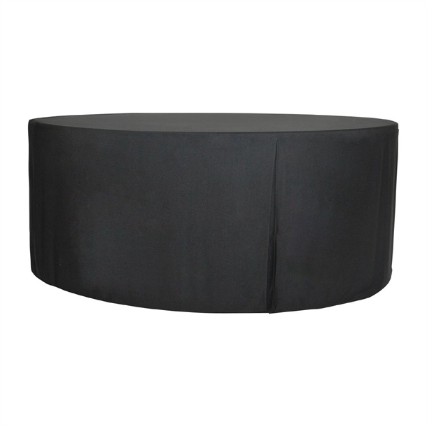 Zown Plain Cover for DW163 Round Table Black