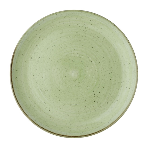Churchill Stonecast Sage Green Evolve Coupe Plate 11.25" Box 12