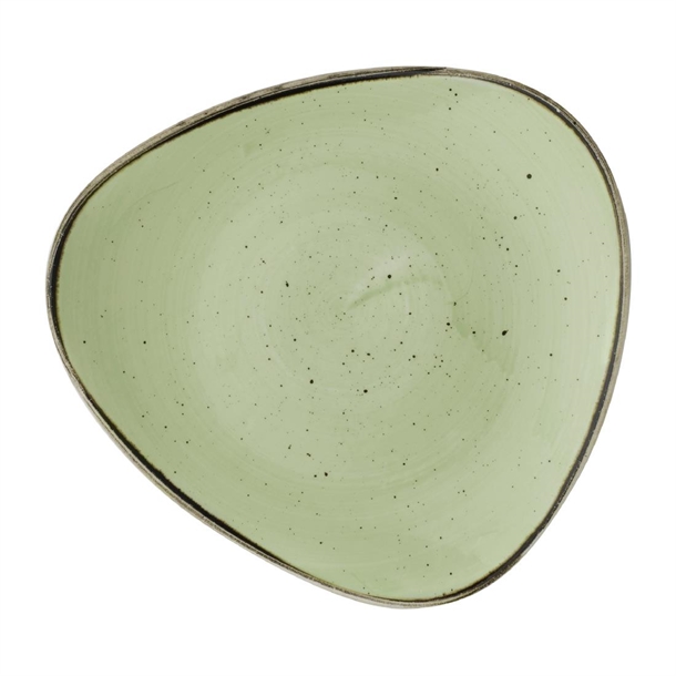 Churchill Stonecast Sage Green Lotus Plate 10" Box 12