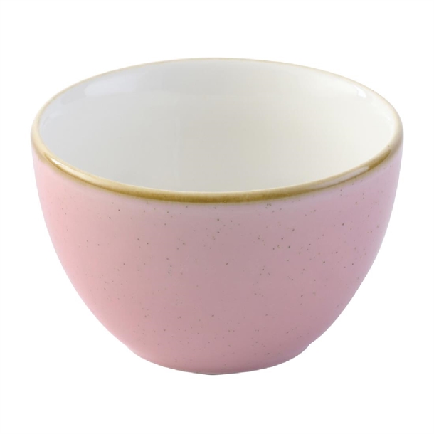 Churchill Stonecast Petal Pink Sugar Bowl 227ml (Box 12)(Direct)