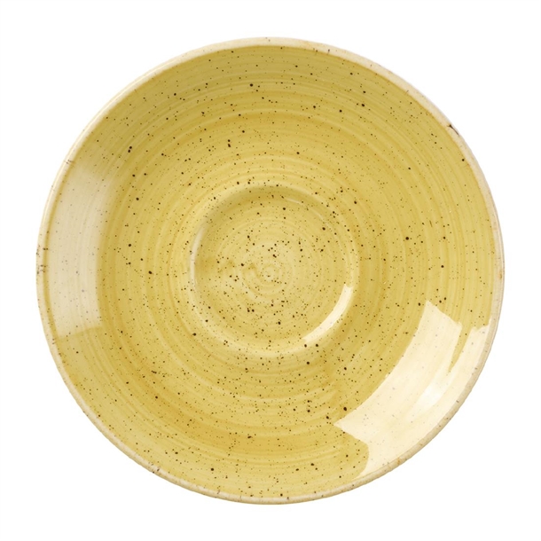 Churchill Stonecast Mustard Seed Saucer (Box 12) (B2B)