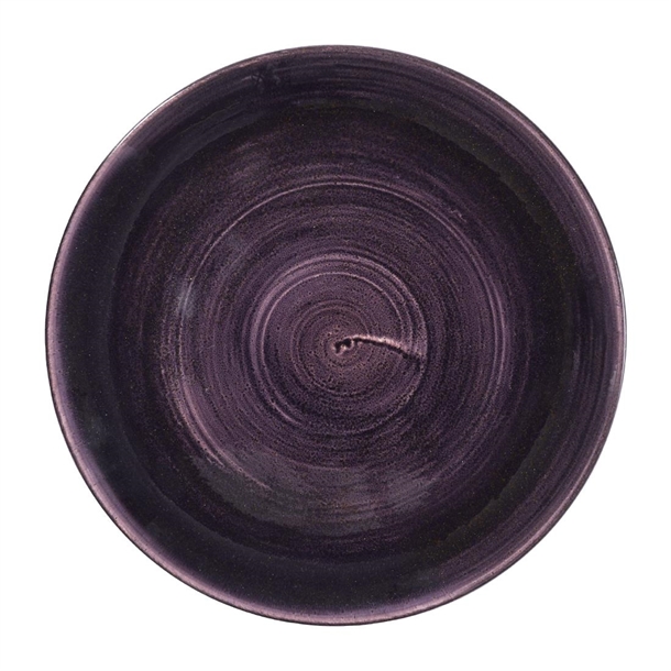 Churchill Stonecast Patina Deep Purple Coupé-Teller, 288 mm, (12 Stück)