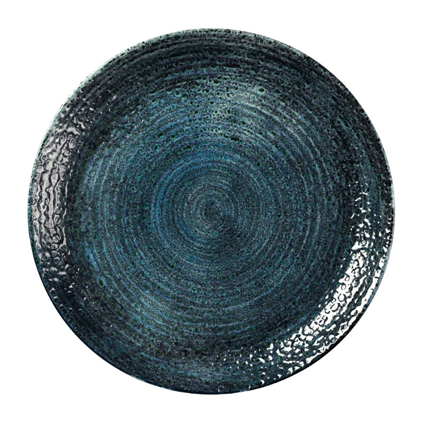 Churchill Homespun Chroma Blue Coupe Plate 288mm (Box 12)(Direct)