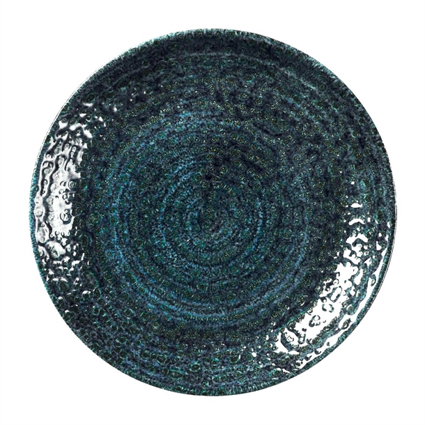 Churchill Homespun Chroma Blue Coupe Plate 165mm (Box 12)(Direct)