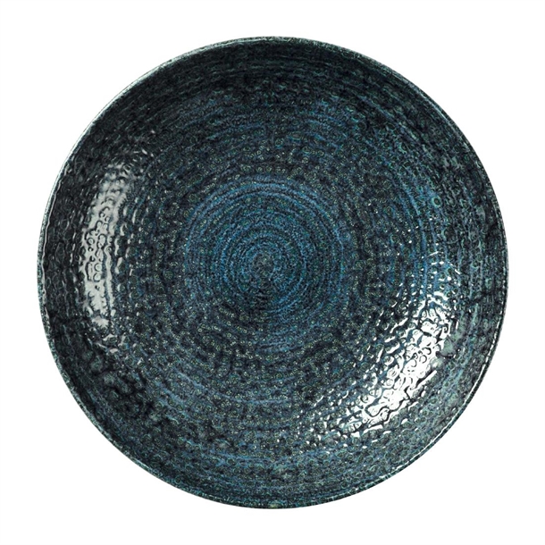 Churchill Homespun Chroma Blue Coupe Bowl 248mm (Box 12)(Direct)