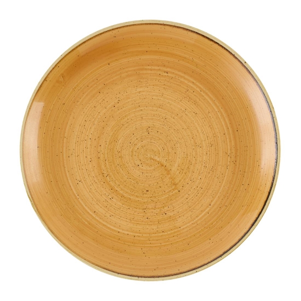 Churchill Stonecast Tangerine Evolve Coupe Plate 11.25" Box 12