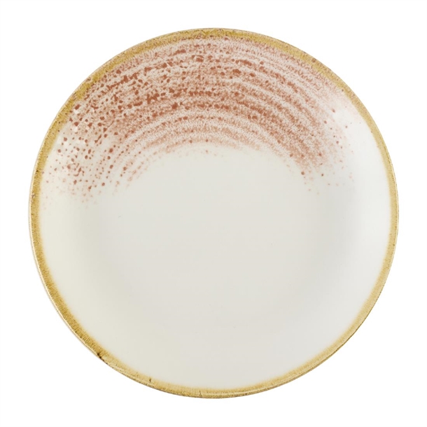 Studio Prints Homespun Accents Coral Coupe Plate 165mm (Box 12) (B2B)